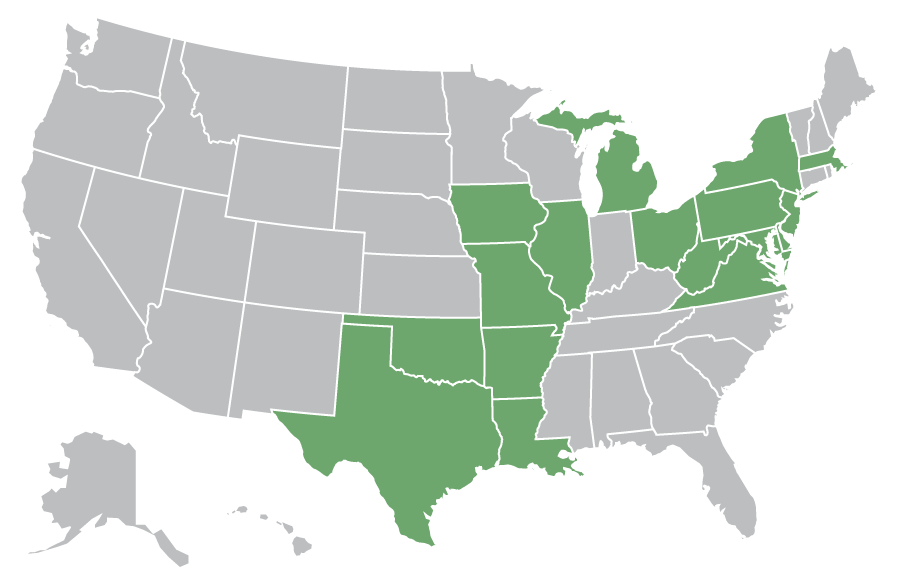 US Elevate Map texas2