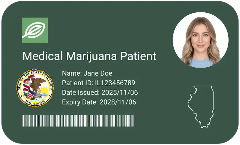 Get the cheapest mmj card in Naperville, Illinois.